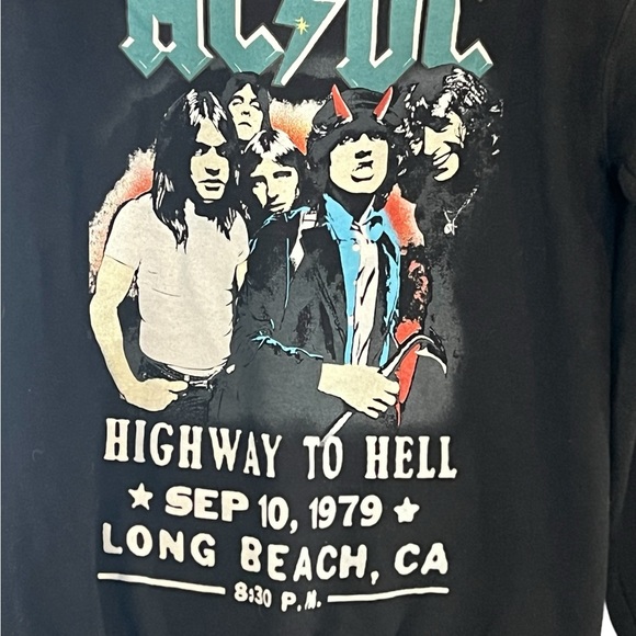 AC/DC 2020 concert Sweatshirt Sz S - Picture 2 of 4